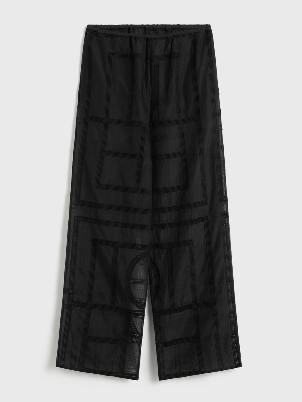 Toteme Monogram Crochet Pants